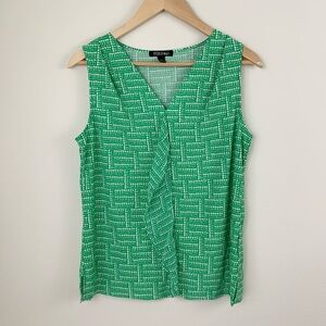 ✨5 FOR $25✨  Roz & Ali Green Sleeveless Women's Blouse